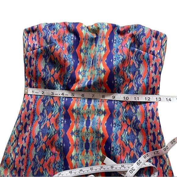 Charlie Jade Strapless Pink/Blue Bodycon Dress Size S/P NWT - Picture 10 of 15